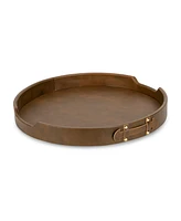 Dark Brown Round Tray