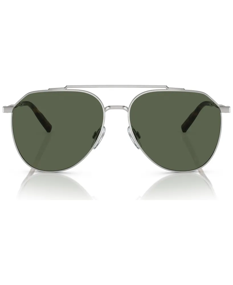 Dolce&Gabbana Men's Polarized Sunglasses, DG2296 - Silver