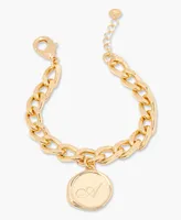 brook & york 14K Gold-Plated Sadie Personalized Initial Bracelet - Gold