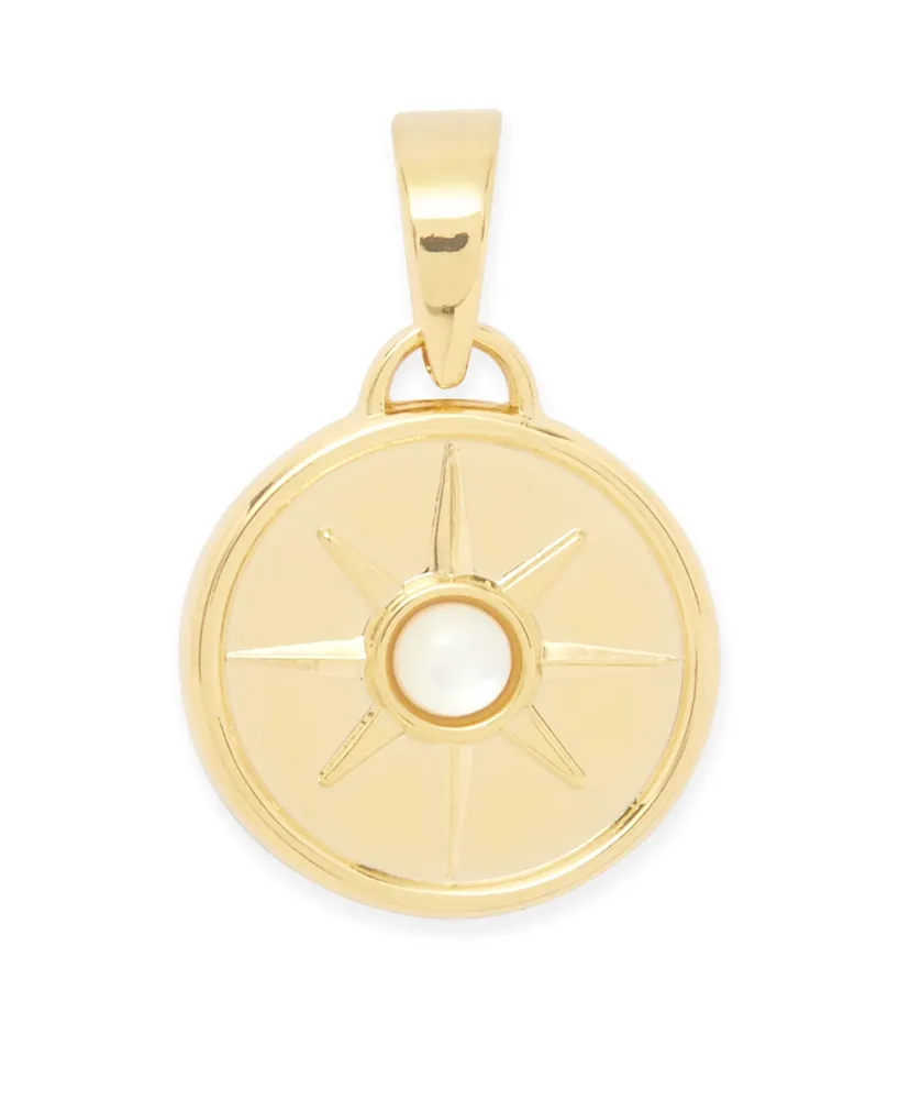 brook & york 14K Gold-Plated Rosa Cultured Mother of Pearl Charm