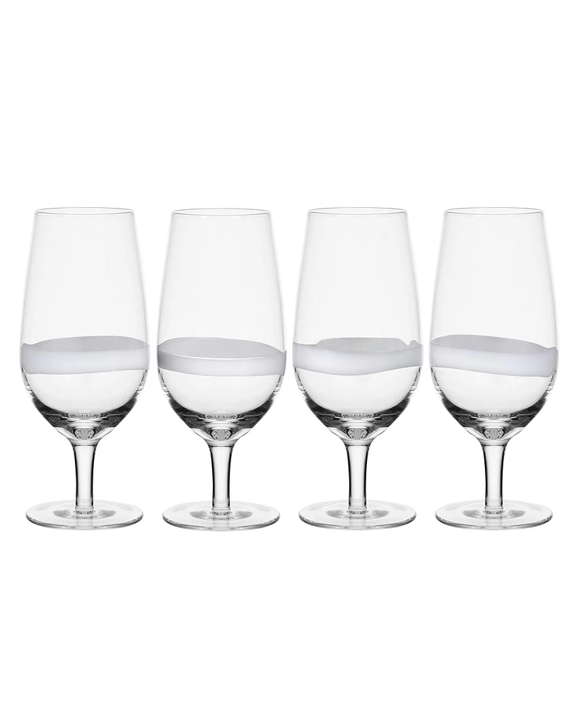 Fitz and Floyd Organic Band 19-oz Juice Glasses 4-Piece Set