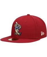 Men's New Era Red Frisco RoughRiders Authentic Collection Team Alternate 59FIFTY Fitted Hat