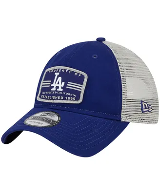 Men's New Era Navy Los Angeles Dodgers Property Trucker 9Twenty Snapback Hat