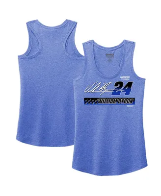 Women's Hendrick Motorsports Team Collection Royal William Byron Racerback Tank Top