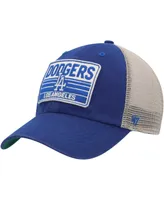 Men's '47 Brand Royal Los Angeles Dodgers Four Stroke Clean Up Trucker Snapback Hat