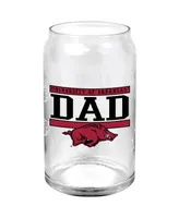 Arkansas Razorbacks 16 Oz Dad Can Glass
