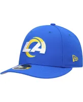 Men's New Era Royal Los Angeles Rams Omaha Low Profile 59FIFTY Fitted Hat