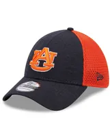 Men's New Era Navy Auburn Tigers Shadowed Neo 39THIRTY Flex Hat