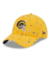 Women's New Era Gold Los Angeles Rams Floral 9TWENTY Adjustable Hat