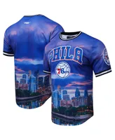 Men's Pro Standard Philadelphia 76ers Cityscape Stacked Logo T-shirt