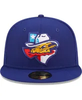 Men's New Era Royal Amarillo Sod Poodles Authentic Collection 59FIFTY Fitted Hat