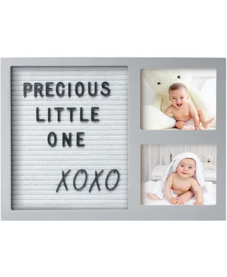 KeaBabies Heartfelt Baby Picture Frame Keepsake with Letterboard, 12x8 Ultrasound Picture Frames, Baby Gifts for Newborn