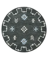 Closeout! Lr Home Valentin VLNTA03563 5' x 5' Round Area Rug