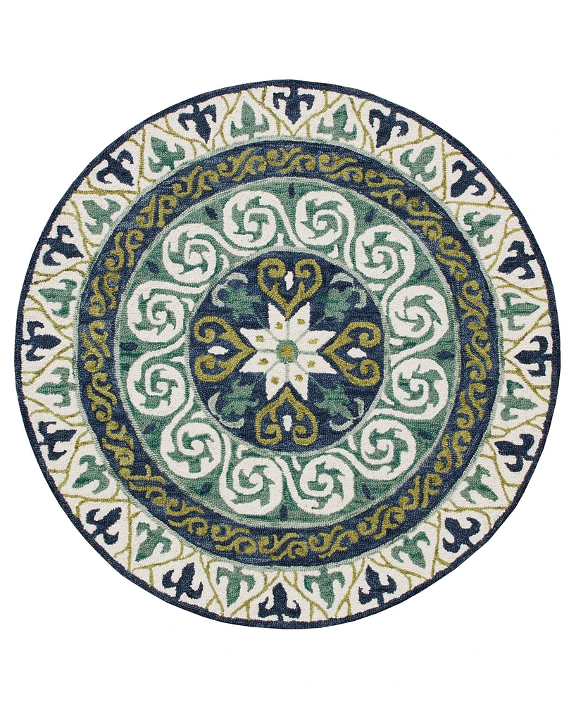 Lr Home Closeout! Valentin VLNTA0356A 5' x Round Area Rug