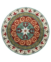 Closeout! Lr Home Valentin VLNTA03568 5' x 5' Round Area Rug