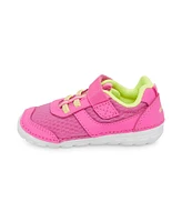 Stride Rite Toddler Girls Soft Motion Zips Runner Leather Sneakers