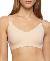 Calvin Klein Women's Invisibles Comfort Lightly Lined Triangle Bralette QF5753