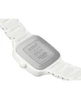 Rado Women's Swiss True Square White High-Tech Ceramic Bracelet Watch 29mm