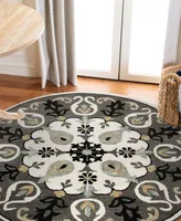 Closeout! Lr Home Valentin VLNTA03566 5' x 5' Round Area Rug