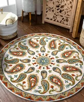 Closeout! Lr Home Valentin VLNTA03565 7' x 7' Round Area Rug