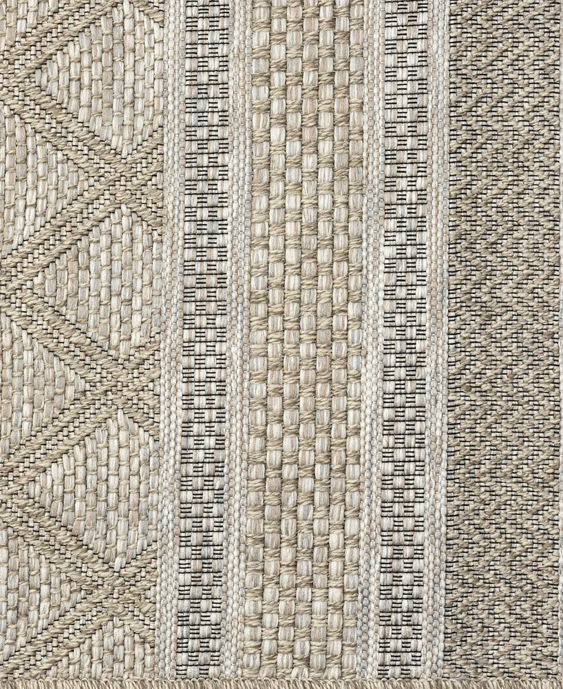 Lr Home Oliva OLIVA82119 5' x 7' Outdoor Area Rug