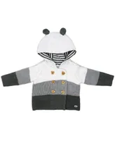 Rock-a-Bye Baby Boutique Baby Boys Knit Hooded Cardigan and Pants, 2 Piece Set