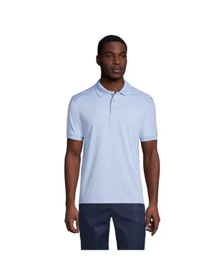 Lands' End Men's School Uniform Short Sleeve Rapid Dry Polo Shirt