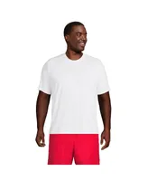 Lands' End Big & Tall Short Sleeve Upf 50 Swim Tee Rash Guard