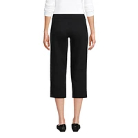 Lands' End Women's Tall Starfish Mid Rise Pull On Crop Pants