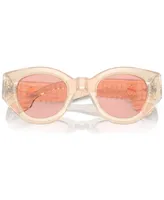 Burberry Women's Low Bridge Fit Sunglasses, Meadow
