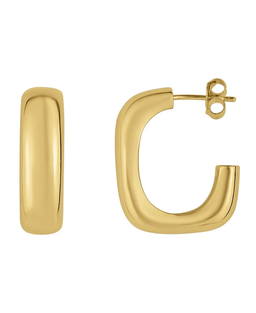 And Now This 18K Gold Plated Hoop Earring