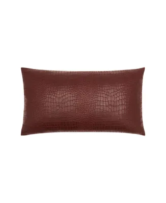 Patricia Nash Faux Crocodile Embossed Decorative Pillow, 20" x 20"