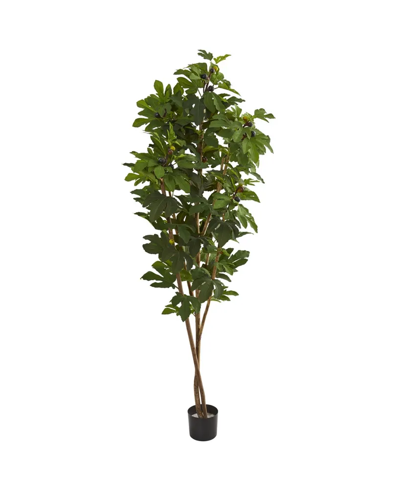 Nearly Natural 81" Fig Artificial Tree