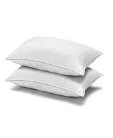 Ella Jayne MicronOne Dust Mite, Bedbug, and Allergen-Free Down Alternative Pillow, Medium Density, Standard - Set of 2