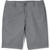 Lands' End Plus School Uniform Plain Front Blend Chino Shorts