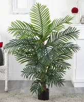 Nearly Natural 4' Bamboo Palm Artificial Tree
