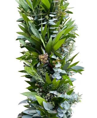 GreenishBlu Fresh Real Garland Eucalyptus Bayleaf and Rosemary Spring Garland