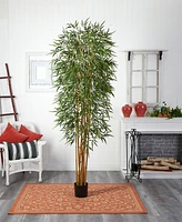 Nearly Natural 8' Fancy-Style Artificial Bamboo Tree