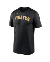 Men's Nike Black Pittsburgh Pirates New Legend Wordmark T-shirt