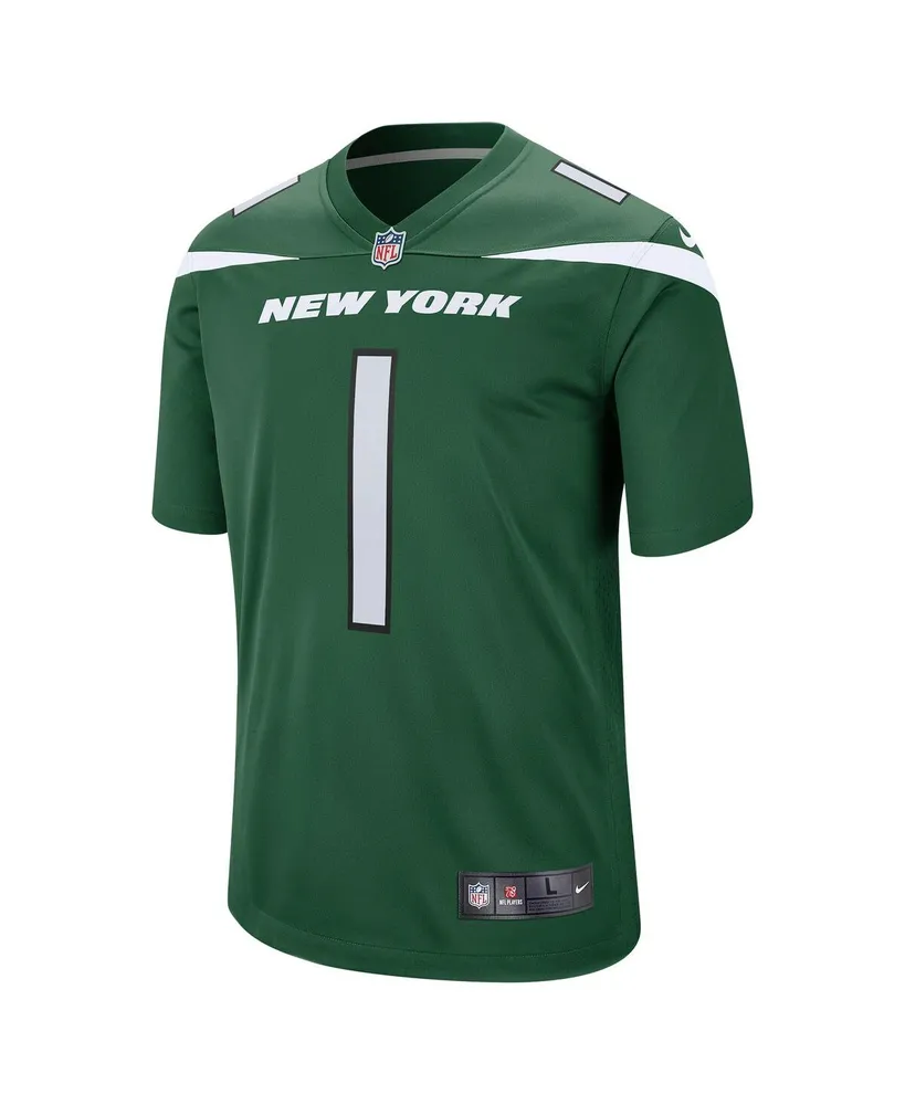 Men's Nike Ahmad Sauce Gardner Green New York Jets Player Game Jersey