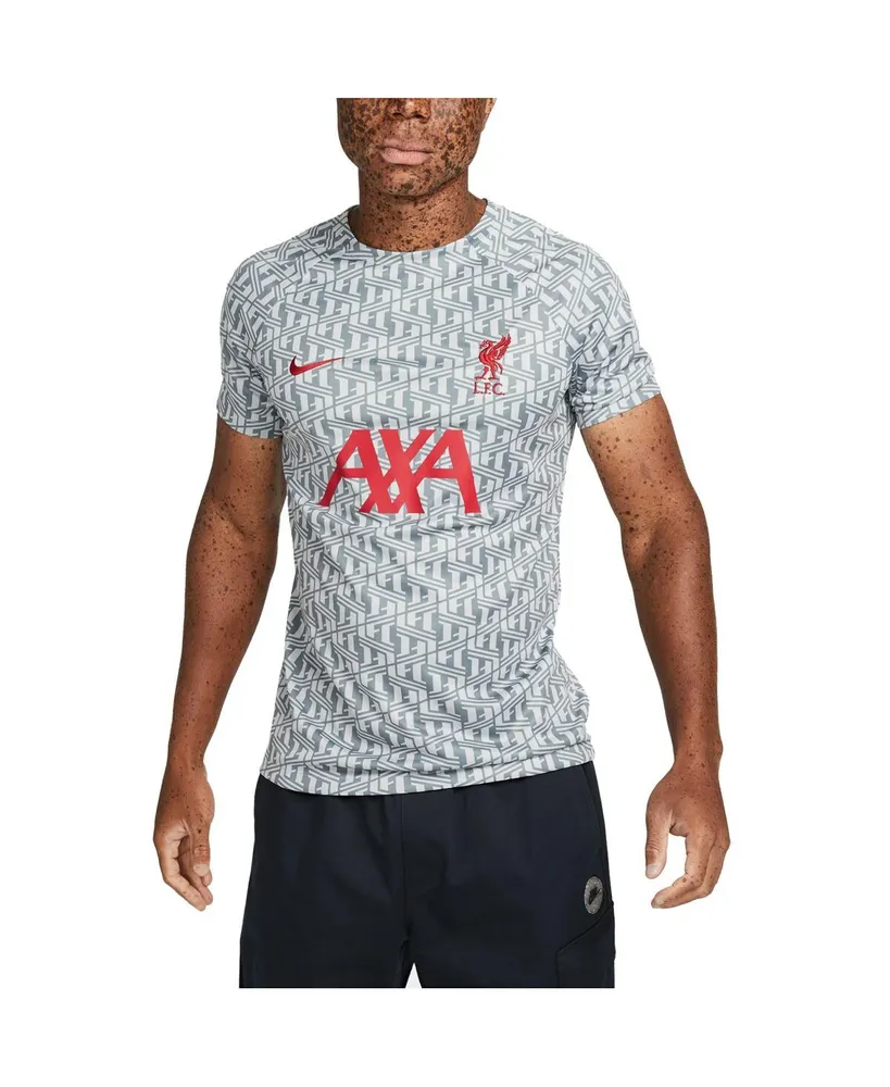 Men's Nike Gray Liverpool 2023 Pre-Match Performance Top