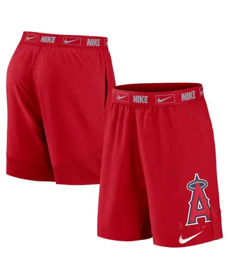 Men's Nike Red Los Angeles Angels Bold Express Performance Shorts
