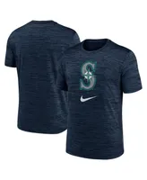 Men's Nike Navy Seattle Mariners Logo Velocity Performance T-shirt