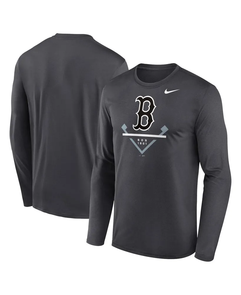 Men's Boston Red Sox Nike Gray Large Logo Legend Performance