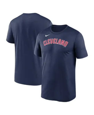 Men's Nike Navy Cleveland Guardians New Legend Wordmark T-shirt