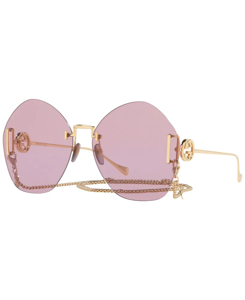 Gucci Charm-Detail Aviator Sunglasses | Harrods IE