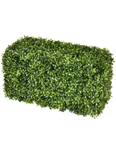 Vickerman 24" Artificial Green Boxwood Hedge