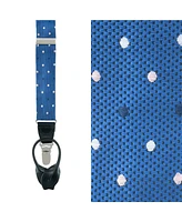 Trafalgar Men's 32MM Polka Dot Convertible Suspenders