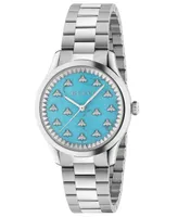 Gucci Women's Swiss G-Timeless Multibee Stainless Steel Bracelet Watch 32mm