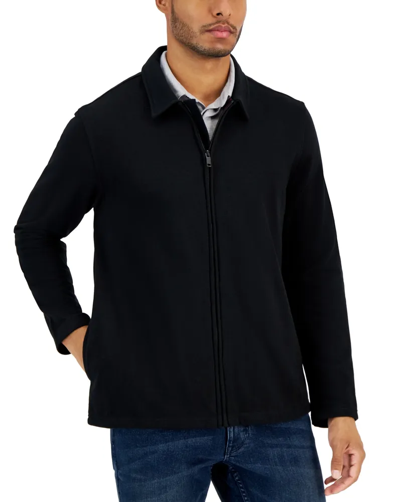 Alfani Zip-Front Harrington Jacket, Created for Macy's